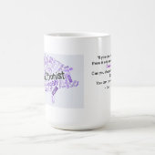 Mug Mot-Nuage végétalien de "abolitionniste" - porcin (Centre)