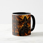Mug Motard Faucheuse (Devant droit)