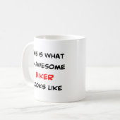 Mug motard, génial (Devant gauche)