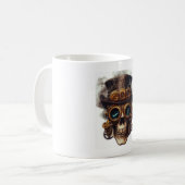 Mug Moteur de crâne Steampunk (Devant gauche)