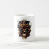 Mug Moteur de crâne Steampunk (Centre)
