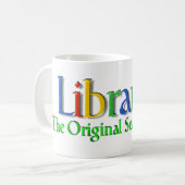 Mug Moteur de recherche d'original de bibliothécaire (Devant gauche)