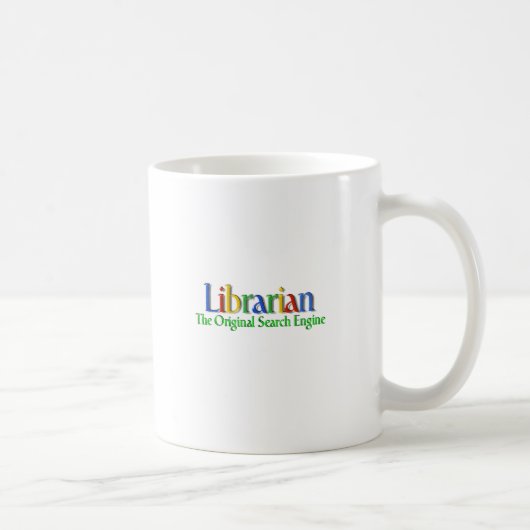 Mug Moteur de recherche d'original de bibliothécaire (Droite)