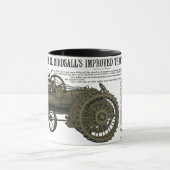 Mug Moteur de traction à vapeur Birdsall 1889 Tracteur (Centre)
