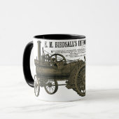 Mug Moteur de traction à vapeur Birdsall 1889 Tracteur (Devant gauche)