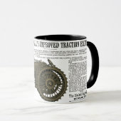 Mug Moteur de traction à vapeur Birdsall 1889 Tracteur (Devant droit)
