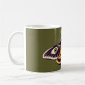 Mug Moth Insect Art Goblincore Saturnia Witchy Green (Gauche)