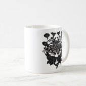 Mug Moth Talisman - Dessin Whimsigoth - Version blanch (Devant droit)