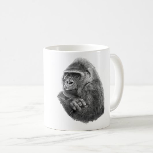 Mug Mother gorilla mugcup 母ゴリラのマグカップ (Devant droit)
