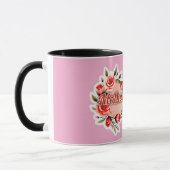 Mug Mother Love Without End – Floral Design (Gauche)