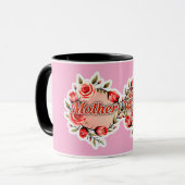 Mug Mother Love Without End – Floral Design (Devant gauche)
