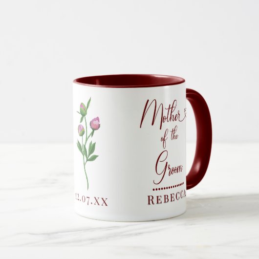 Mug Mother of the groom (Devant droit)