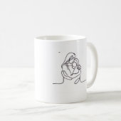 Mug Mother's Day - Heartbeat (Devant droit)