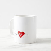 Mug Mother's Day - Heartbeat (Devant gauche)