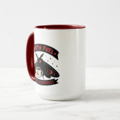Mug Mothman Café Moth Fuel Caféine et Conspirations (Devant gauche)