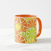 Mug Motif 2 d'agrume (Devant droit)