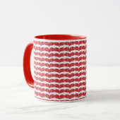 Mug Motif 2 de coeur (Devant gauche)