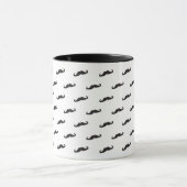 Mug Motif 2 de hippie de moustache (Centre)