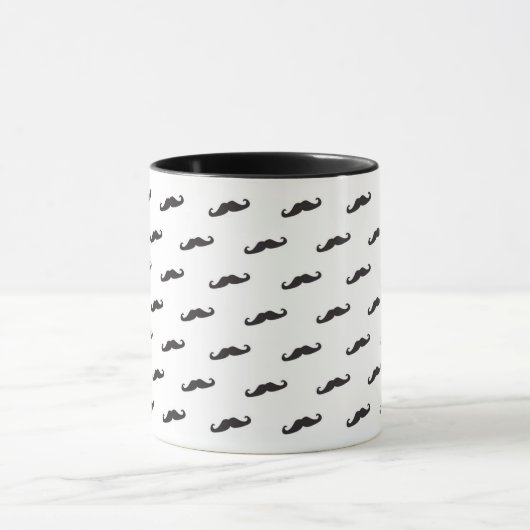 Mug Motif 2 de hippie de moustache (Centre)