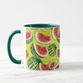 Mug Motif 2 de pastèque (Gauche)