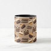 Mug Motif 3 de chocolat et de pâtisseries (Centre)
