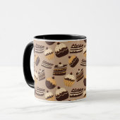Mug Motif 3 de chocolat et de pâtisseries (Devant gauche)