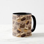 Mug Motif 3 de chocolat et de pâtisseries (Devant droit)