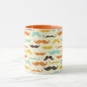 Mug Motif 3 de moustache (Centre)
