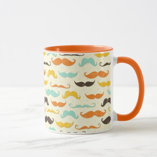 Mug Motif 3 de moustache (Droite)