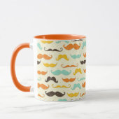 Mug Motif 3 de moustache (Gauche)