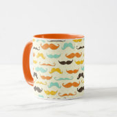 Mug Motif 3 de moustache (Devant gauche)