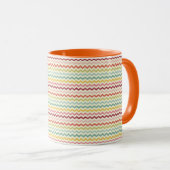 Mug Motif 4 de Chevron (Devant droit)