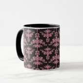 Mug Motif 5 de damassé (Devant gauche)