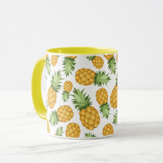 Mug Motif à ananas (Devant gauche)