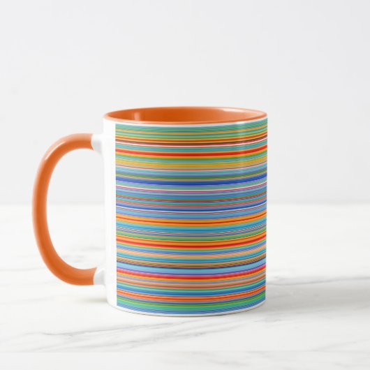 Mug Motif à bandes multiples (Gauche)