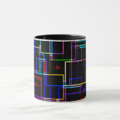 Mug Motif à bandes multiples cool (Centre)