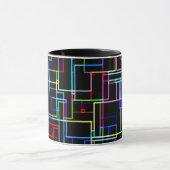 Mug Motif à bandes multiples cool (Centre)