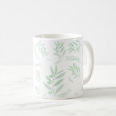 Mug Motif à branche d'olivier naturel (Devant droit)