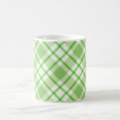 Mug Motif à carreaux diagonaux vert clair (Centre)