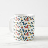 Mug Motif à cheval inspiré de l'art scandinave. (Devant gauche)