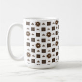 Mug Motif À damiers classique (Gauche)