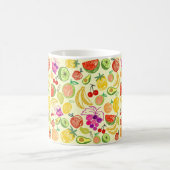 Mug Motif à doodle de fruits assoré (Centre)