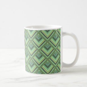 Mug Motif à échelle à rayures vert olive