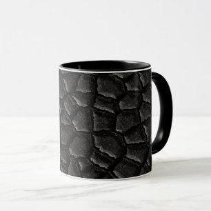 Mug Motif à échelle de dragon noir