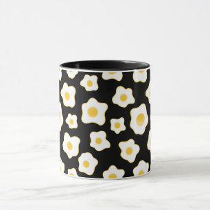 Mug Motif à fleurs aux oeufs frits mignons