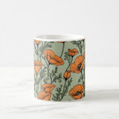 Mug Motif à fleurs orange de Californie (Centre)