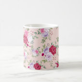 Mug Motif à fleurs rose (Centre)