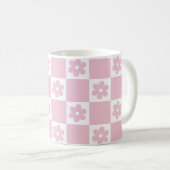 Mug Motif à fleurs roses (Devant droit)