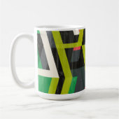 Mug Motif à flux de suspension diagonal (Gauche)