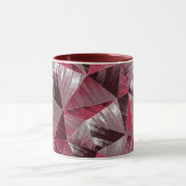 Mug Motif à grunge polygonale avec triangles. (Centre)
